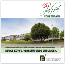 Anniversary brochure 40 years Föhrenbach